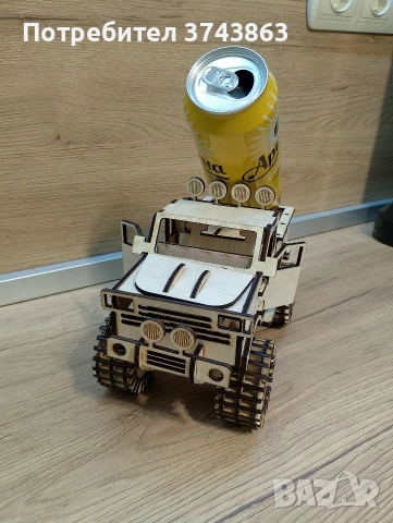 Дървен пикап за кенче , снимка 4 - Декорация за дома - 54162608