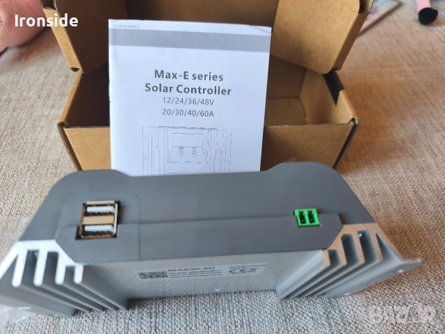 Соларен контролер Lumiax 30A PWM, снимка 3 - Друга електроника - 54903649