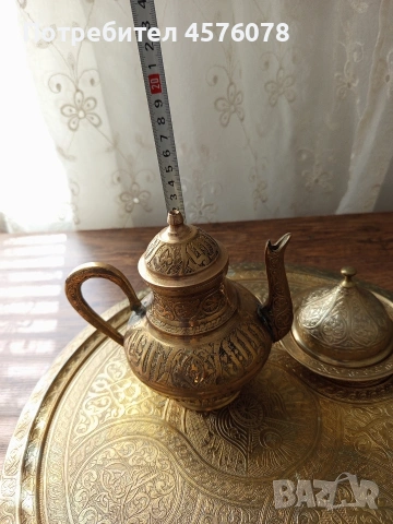 бронзов сервиз масивен, снимка 7 - Антикварни и старинни предмети - 54111999