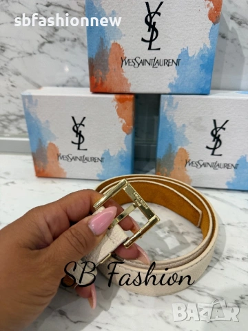 Ysl колан естествена кожа в кутия, снимка 8 - Колани - 54570227