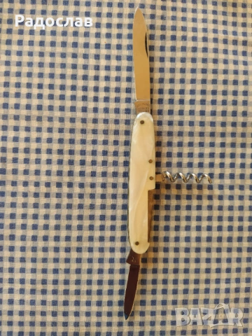 старо джобно ножче Solingen Wilh. Wagner, снимка 3 - Колекции - 54873912