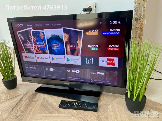 телевизор Sony Bravia,  32 инча, модел KDL-32EX421