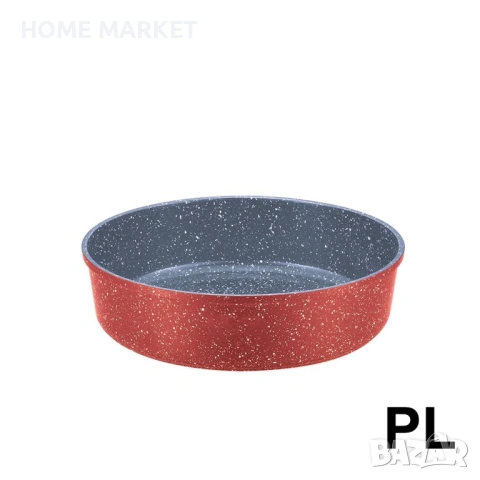 Тава Oliver Voltz OV54322B – Кръгла алуминиева тава с мраморно покритие (28/7, 30/7, 32/7 см)  , снимка 5 - Прибори за хранене, готвене и сервиране - 54016122