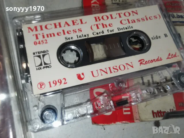 MICHAEL BOLTON-1992 UNISON TAPE 1008261749H2E7R, снимка 4 - Аудио касети - 55617024