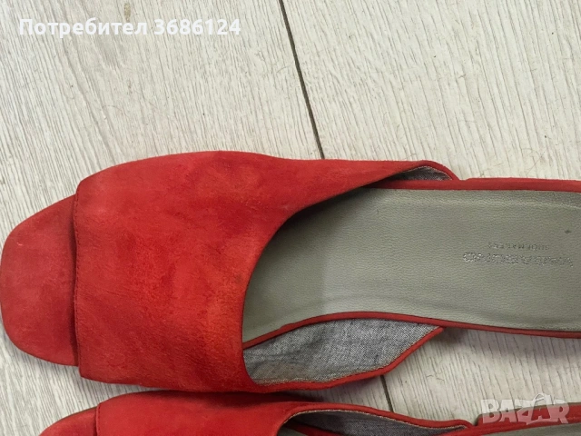 VAGABOND чехли санфали  40 естествен велур, снимка 2 - Чехли - 54054952