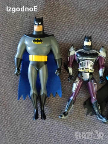 Лот фигурки Батман DC Spin Master Bat Tech Batman Batman TM DC Comics S13 Rubber NJ Croce Bendable A, снимка 9 - Фигурки - 42559468
