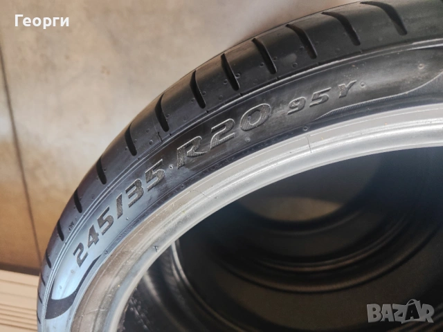2бр. летни гуми 245/35/20 Pirelli, снимка 7 - Гуми и джанти - 54448310