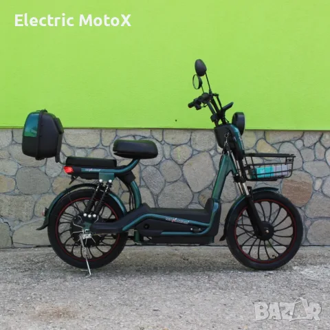 Електрически двуместен скутер – велосипед със 20″ гуми, 1200W, 60V/20Ah, снимка 4 - Мотоциклети и мототехника - 55411694