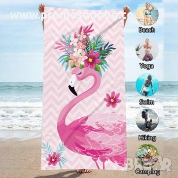 Плажна кърпа HELLO SUMMER 70х150см, fast dry, снимка 9 - Хавлиени кърпи - 32102950