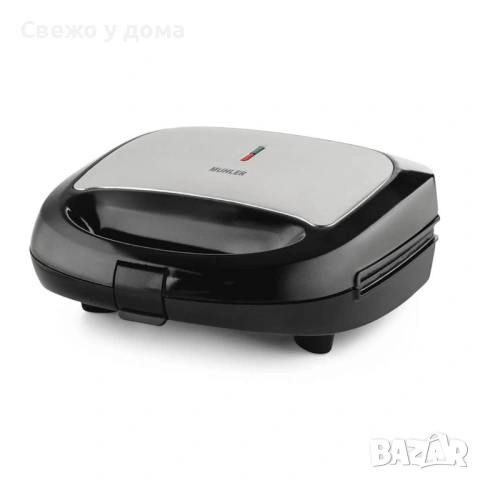 Уред за сандвичи и гофрети 2в1 Muhler MH-899D, грил плочa/ белгийска гофрета, снимка 8 - Гофретници - 54217317