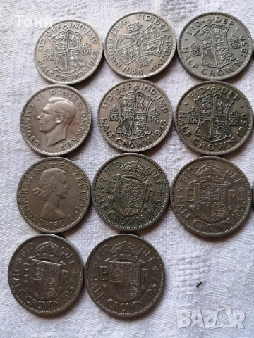 Georgivs 6 Elizabeth2 crown, снимка 2 - Нумизматика и бонистика - 54593941