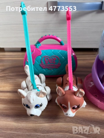 Модно кученце VIP Pets и две кучета Pet Planet, снимка 3 - Кукли - 54011955