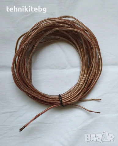 ⭐⭐⭐Кабел за тонколони - 2х2.5 квадрата , 9 метра⭐⭐⭐