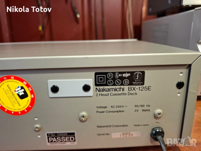 Продава се двуглав дек Nakamichi BX-125E., снимка 8 - Декове - 54840522