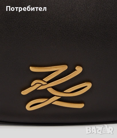 Оригинална Чанта Karl Lagerfeld K/Autograph moon shoulder bag, снимка 5 - Чанти - 53995714