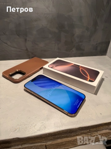 КАТО ЧИСТО НОВ Iphone 16 Pro Max Desert + калъф, снимка 11 - Apple iPhone - 54117116