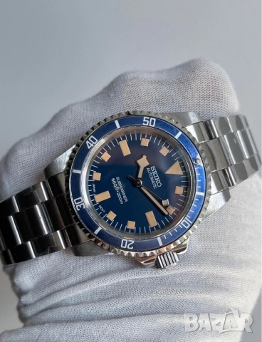 Seiko Submariner Mod Automatic NH35 (Tudor Snowflake 94110 Homage), снимка 5 - Мъжки - 54665881