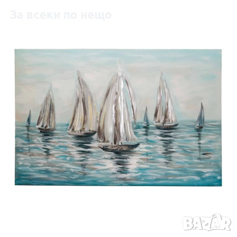 Картина Лодки, 80*120см Код P2266