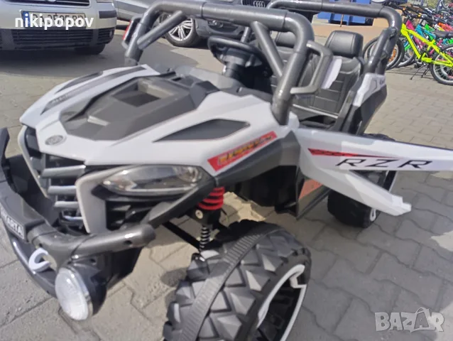 SAFARI двуместен акумулаторен джип JAKARTA 4x4 бял, снимка 7 - Коли, камиони, мотори, писти - 55440266