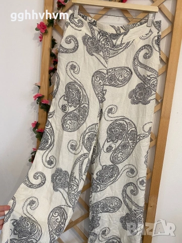 Панталон с широк крачол, снимка 7 - Панталони - 54313111