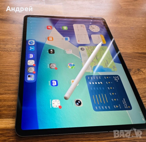iPad Pro 12.9-inch (3rd generation) + Apple Pen + калъф - като нов, снимка 2 - Таблети - 54720791