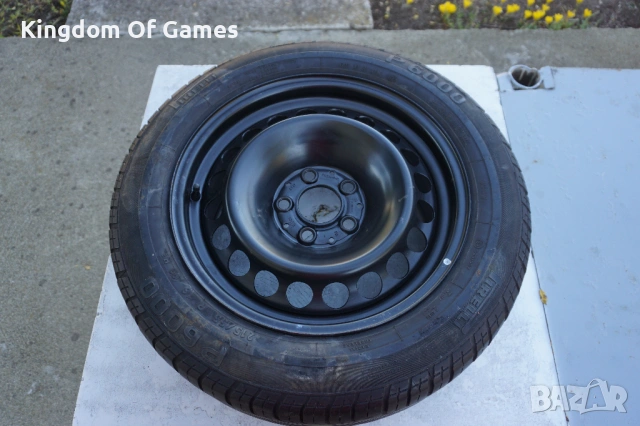 Оригинална Резервна Джанта за Mercedes W210 71/2x16H2/ET41/Гума Pirelli P6000 215/55/16/3мм Грайфер