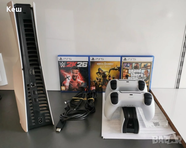 Конзола Sony Playstation 5 Disk 2бр. контролери(гаранция до 2028г.), снимка 3 - PlayStation конзоли - 54960484