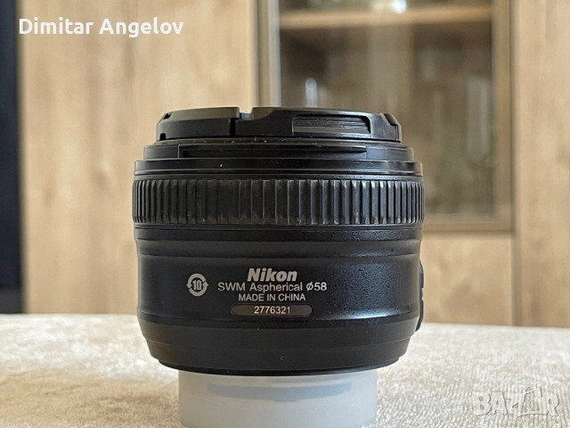 Nikkor 50mm 1:1.8G, снимка 2 - Обективи и филтри - 54108527