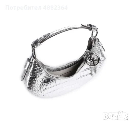 Чанта Michael Kors Silver MD Shoulder , снимка 4 - Чанти - 55381834