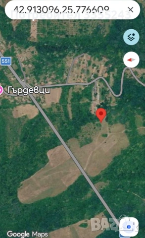 Продава два съседни парцела в с. Гърдевци, Еленски Балкан, снимка 2 - Парцели - 55197555
