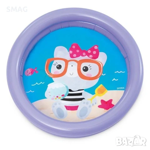 Детски басейн Intex с рибки Ø61x15см винилово дъно - 7590038_7590038, снимка 4 - Басейни и аксесоари - 54437953