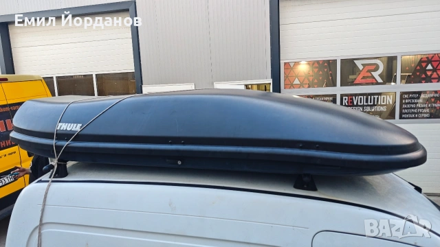 Продавам автобокс / покривен куфар Thule, снимка 4 - Аксесоари и консумативи - 55259503