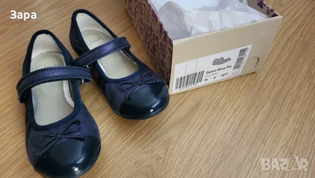 нови кожени обувки Clarks, 27ми номер, снимка 2 - Детски обувки - 55477143