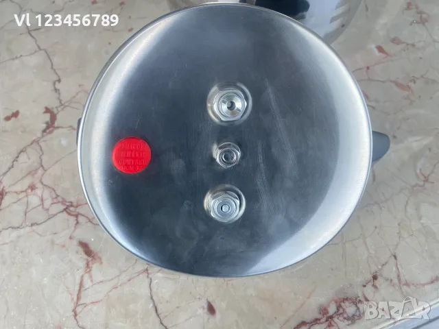 Тенджера под налягане /херметическа/ Maxstar  5 L / инокс , снимка 6 - Съдове за готвене - 55513472