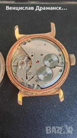 Glashütte 17j-позлатен, снимка 3 - Антикварни и старинни предмети - 55249666