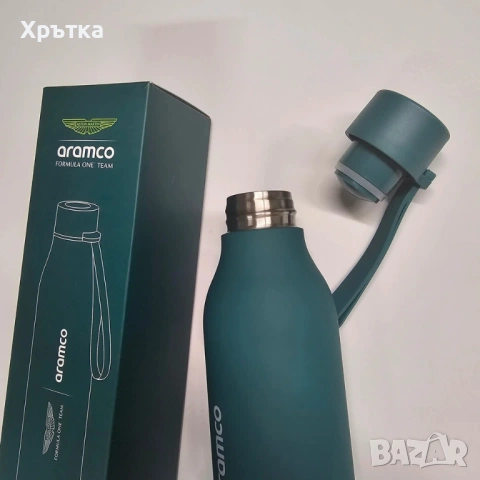 Aston Martin F1 Premium Steel 500ml Water Bottle Flask, снимка 7 - Други - 54634183