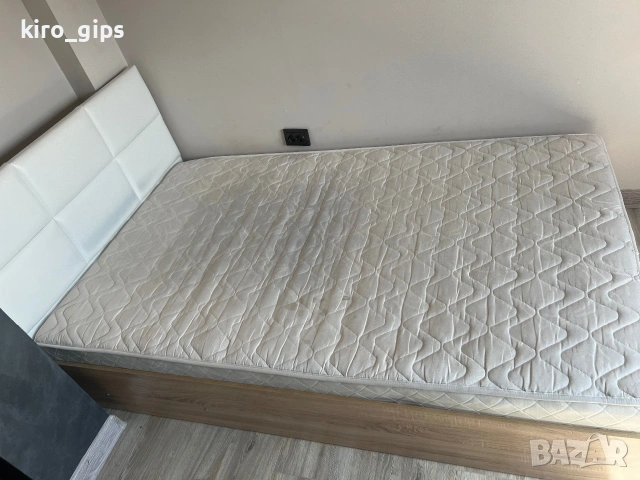 Спалня с матрак и механизъм 120 см, снимка 4 - Спални и легла - 55217075