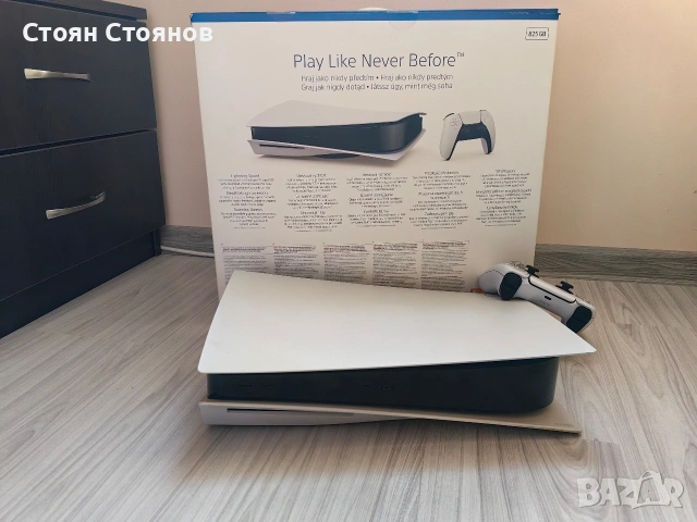 Продавам PS5 (Plaistation 5) + 1бр. контролер и кутия, снимка 3 - PlayStation конзоли - 52863631
