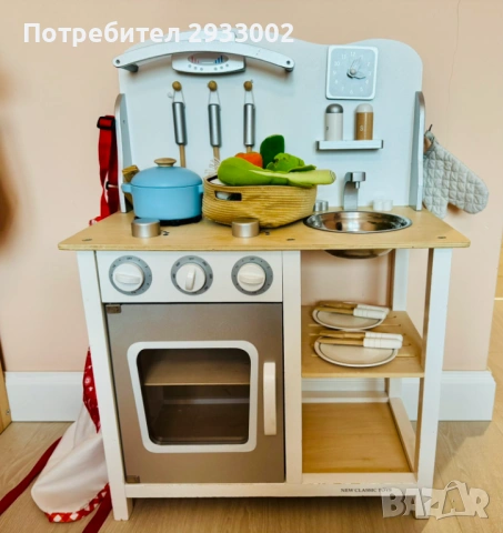 Детска дървена кухня HaPe, снимка 3 - Образователни игри - 54382216