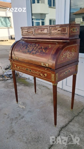 Ретро бюро цилиндрично, снимка 2 - Бюра - 55097946