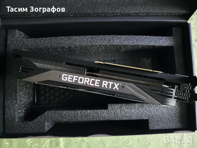 Gainward RTX 3060 Ti Phoenix GS 8GB GDDR6 – Triple Fan / Golden Sample, снимка 4 - Видеокарти - 54405583