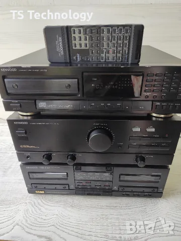Като НОВА! Стерео система Kenwood (AX-43 / DP-730) с дистанционно – Пълна Профилактика, снимка 3 - Аудиосистеми - 55675186