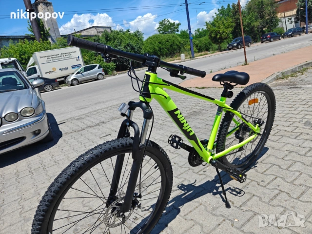 BG Алуминиев велосипед 27.5" NINJA жълт, снимка 5 - Велосипеди - 54864523