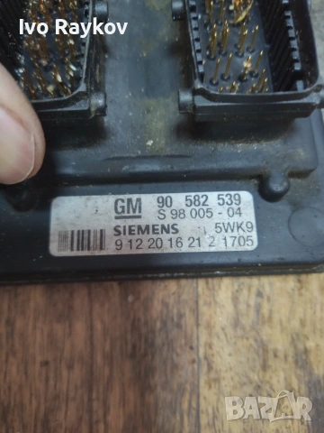 компютър OPEL ASTRA ZAFIRA 1.8 X18XE1 SIEMENS 5WK9 3 120, 5WK93120, GM 90582539 , снимка 4 - Части - 55071202