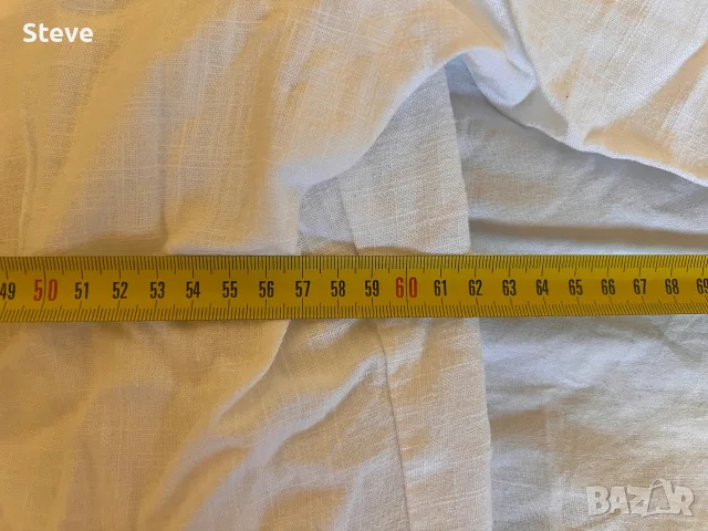 Нова,бяла риза/тениска със ръчна везба., снимка 11 - Ризи - 55669600