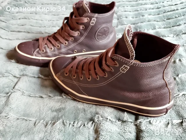 Converse All Stars кожени гуменки , снимка 9 - Кецове - 55314364