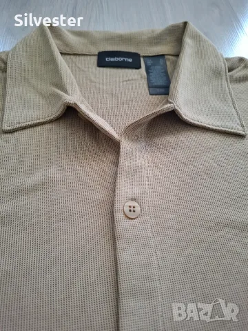 Мъжки маркови ризи с къс ръкав Pierrie Cardin 2XL и Claiborne USA  L., снимка 18 - Ризи - 54767477