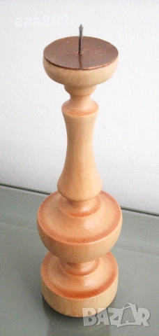 Свещник стругован , снимка 3 - Декорация за дома - 55155524