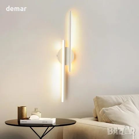 LED модерна стенна лампа 24W 2700LM, 60 см, топла светлина 3000K