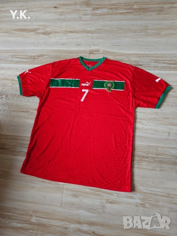 Мъжка тениска Puma x Morocco National Football Team x Ziyech / Season 22 (Home), снимка 2 - Тениски - 54178691